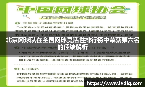 北京网球队在全国网球灵活性排行榜中荣获第六名的佳绩解析